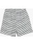 Çizgili Pamuklu Beli Bağlamalı Şort 7