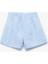 Pile Detaylı Beli Lastikli Dokulu Mini Şort 5