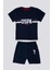 Stripe Lacivert Bebek T-shirt Takım 6