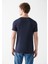 Stretch V Yaka Lacivert Basic Tişört 061748-17588 11
