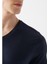 Stretch V Yaka Lacivert Basic Tişört 061748-17588 13