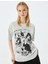 Anime Baskılı Oversize Bisiklet Yaka Kısa Kollu Tişört 6