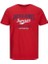 Jjelogo Tee Ss O-Neck 2 Col AW22 Sn True Red 2