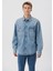 Ross 90lar Puslu Açık Mavi Jean Gömlek 0210031-82947 8