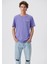 Jeans Baskılı Mor Tişört 066841-34637 6