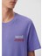 Jeans Baskılı Mor Tişört 066841-34637 9