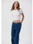Beyaz Basic Crop Tişört 1600814-620 19