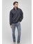 M0S10278-87822 Erkek Yarım Fermuarlı Sweatshirt 6