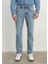 Jake Classic Denim Puslu Açık Mavi Jean Pantolon 0042286799 11