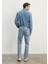 Jake Classic Denim Puslu Açık Mavi Jean Pantolon 0042286799 12