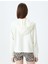 Kapüşonlu Fermuarlı Cep Detaylı Rahat Kalıp Kalın Modal Kumaş Sweatshirt 9