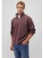 Dik Yaka Kahverengi Sweatshirt 0S10016-70260 4