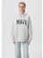 Mavi Logo Baskılı Kapüşonlu Gri Sweatshirt 1600361-34322 13