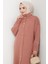 Reha Düğmeli Triko Hırka 1603 - Gül Kurusu 2