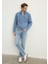 Jake Classic Denim Puslu Açık Mavi Jean Pantolon 0042286799 9