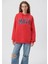 Mavi Logo Baskılı Kapüşonlu Kırmızı Sweatshirt 1600361-82054 16