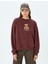Ayı Işlemeli Sloganlı Bisiklet Yaka Şardonlu Oversize Sweatshirt 8