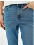 4SAM40057ND Koton Mıchael Erkek Jean Pantolon Açık Indigo 10