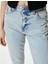 Mom Fit Kot Pantolon Hafif Dar Paça Mom Jean 8