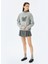 x Şahika Ercümen - Nakış Detaylı Baskılı Uzun Kollu Oversize Sweatshirt 7