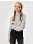 Ajurlu Triko Kazak Boncuk Işlemeli Dik Yaka 6