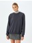 x Şahika Ercümen - Uzun Kollu Bisiklet Yaka Taşlı Oversize Sweatshirt 8