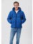 Kapüşonlu Mavi Şişme Mont 0110068-70770 9