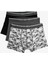 Desenli Pamuklu Basic Boxer Seti 3'lü 1