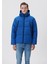 Kapüşonlu Mavi Şişme Mont 0110068-70770 10