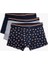 Erkek Pamuklu 3'lü Basic Boxer 3