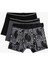 Erkek Pamuklu Basic 3'lü Boxer Seti 1