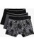 Erkek Pamuklu Basic 3'lü Boxer Seti 3
