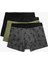 Pamuklu Basic 3'lü Boxer Seti 1