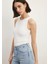 Halter Yaka Beyaz Basic Atlet 1612462-620 15