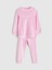 Bisiklet Yaka Kız Çocuk Pijama Takım (W5) 1