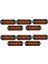 10 Adet 12V-24V 4led Araba Yan Işaret Lambaları Dönüş Sinyal Lambaları Sarı (Yurt Dışından) 2