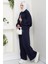 Fermuarlı Oversize Takım 1595 - Lacivert 5