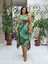 BD13306 Viskon Kolsuz Bodrum Batikli Elbise 1