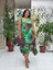 BD13306 Viskon Kolsuz Bodrum Batikli Elbise 2