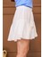 %100 Pamuk Müslin Cep Detaylı Mini Şort Etek 4