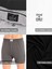 Premium 5'li Çizgili Erkek Boxer - %100 Pamuk, Ultra Yumuşak Kumaş, Rahat Kalıp, Etiketsiz ve Kaliteli Boxer, Hediye Kutulu Günlük Erkek Iç Giyim 4