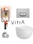 Sento Rim-Ex Asma Klozet Slim Kapak, Vitra Gömme Rezervuar Set 768-1851 1