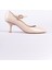 Yuvarlak Burunlu Tokalı Orta Topuklu Kadın Ayakkkabı 7