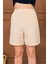 %100 Pamuk Müslin Cepli Şort 2