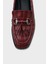 Metal Tokalı Püsküllü Kadın Loafer Ayakkabı 7