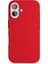 Yumuşak Silikon Kılıf iPhone 16 Plus - Ateş Kırmızısı 1