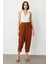 Paçası Pileli Şalvar Pantolon Mocha 54143 1