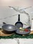 Granit Wok-Krep-Tava Set-Gri 3