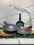 Granit Wok-Krep-Tava Set-Gri 4