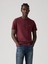 Erkek Basic Classic Housemark Bordo T-Shirt- 56809-0170 1